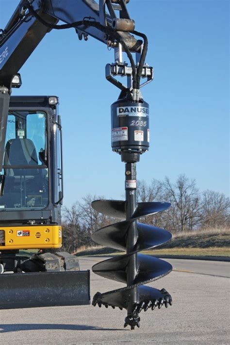 auger attachment mini excavator|hydraulic auger for mini excavator.